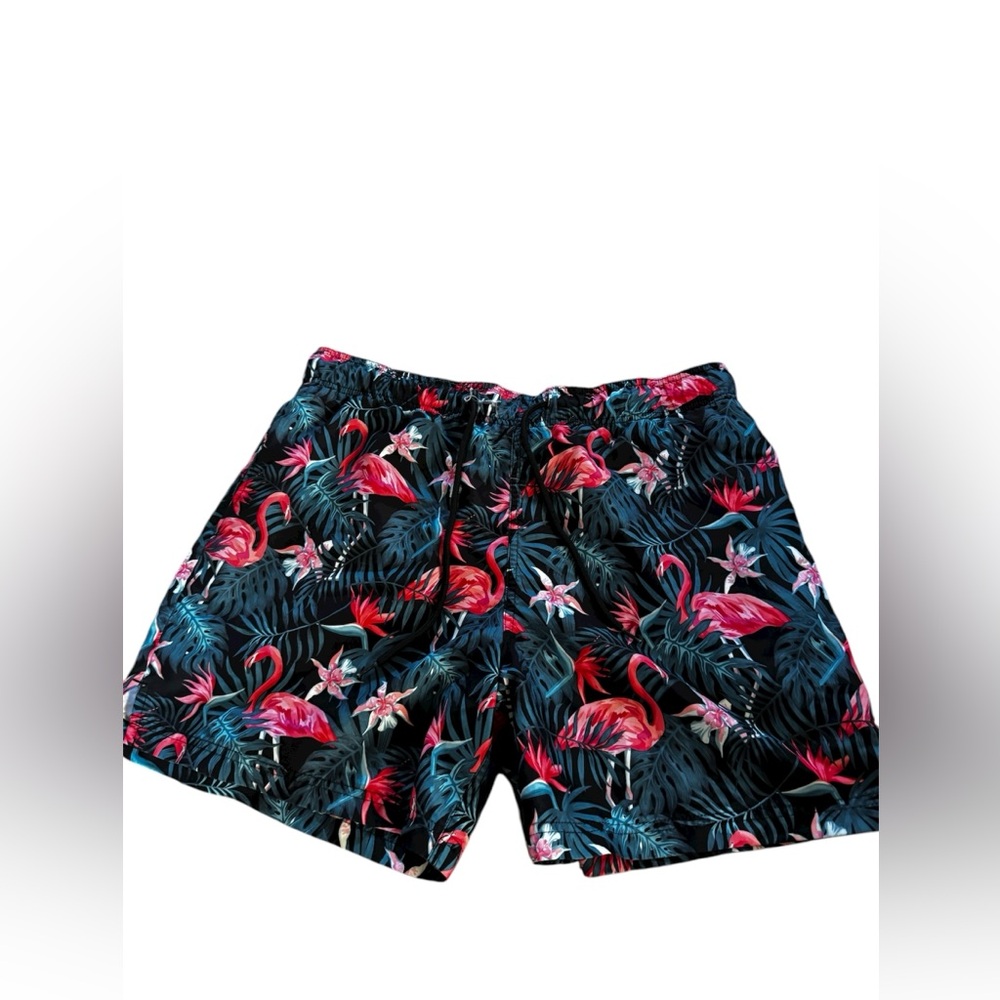 George Black Flamingo Swim Trunks